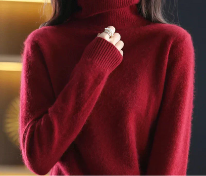 Luxurious Pure Cashmere Crew Neck Winter Sweater