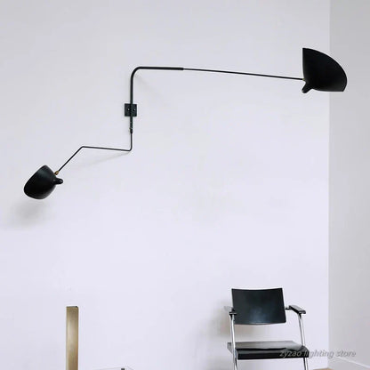 Modern Double Glass Wall Light