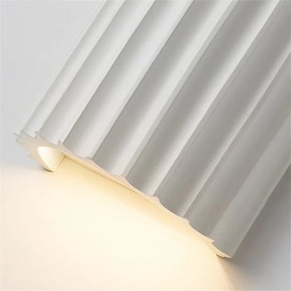 Contemporary White Resin Wall Light