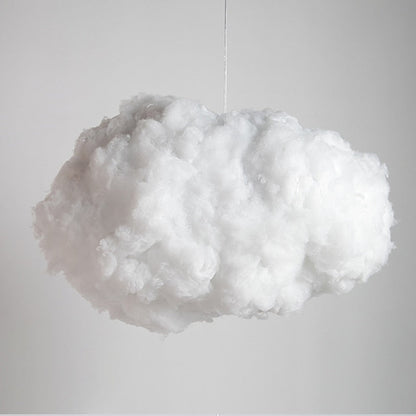 Soft White Cotton Pendant Lamp Shade