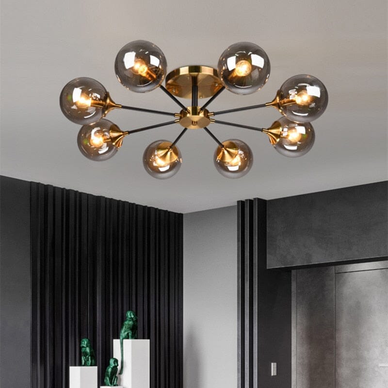 Green Glass Pendant Light Fixture