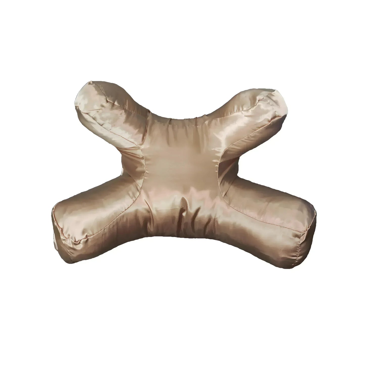 Soft Plush Face Pillow with Smooth Satin Cover