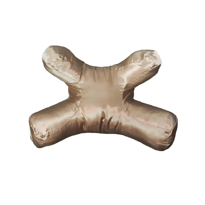 Soft Plush Face Pillow with Smooth Satin Cover