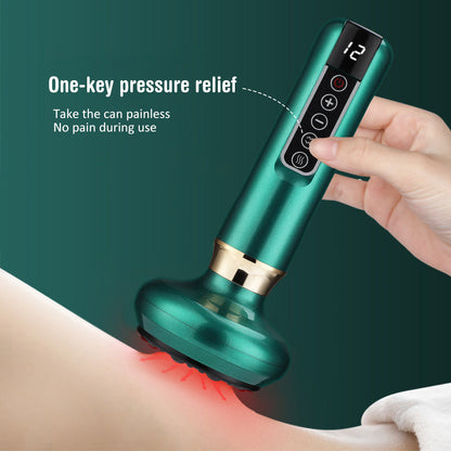 Pro Massage Cup with Suction and Scraping Tool