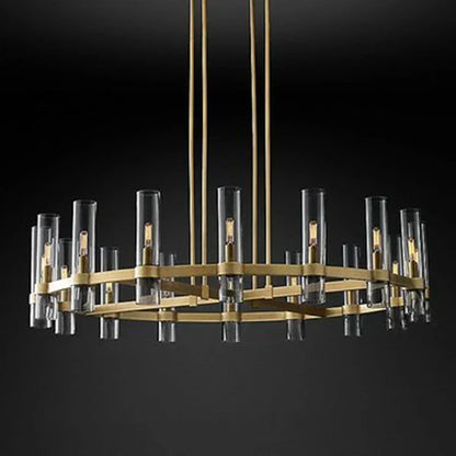Rustic Country Glass Pendant Light