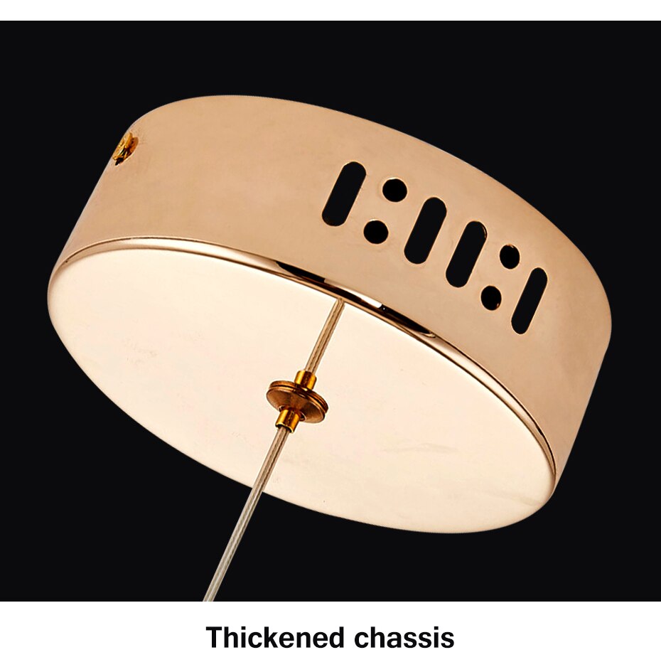 Luxury Crystal Glass Pendant Lighting Fixture