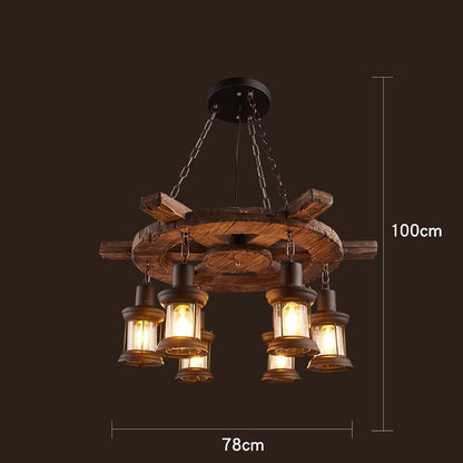 Rustic Metal LED Ceiling Pendant Light