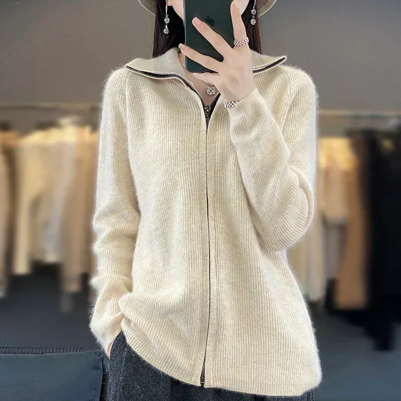 Soft Cashmere Open Cardigan | Relaxed Fit Knit