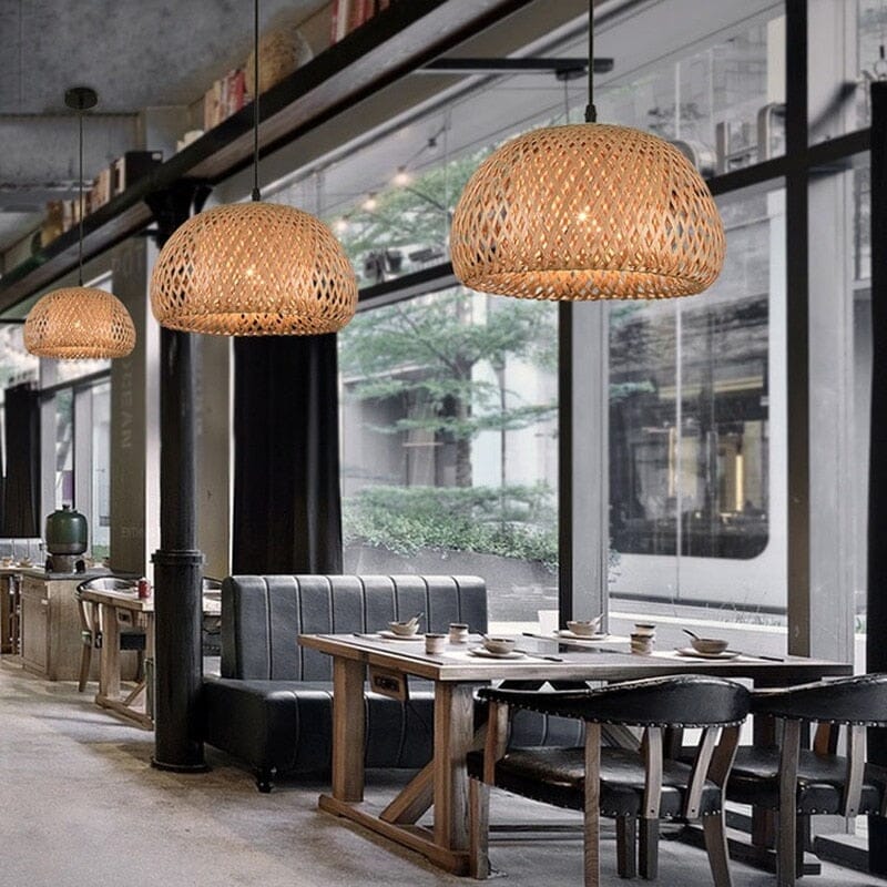 Natural Bamboo Table Lamp - Lusomart
