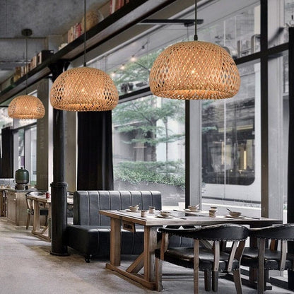 Natural Bamboo Table Lamp - Lusomart