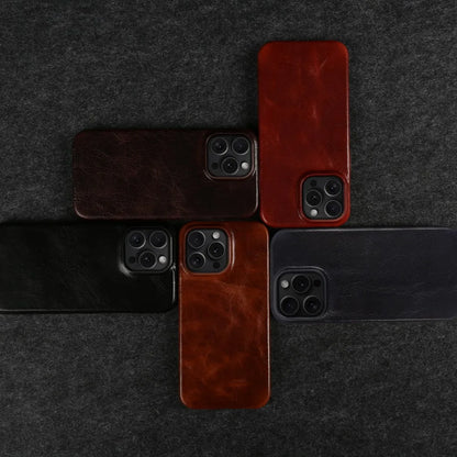 Premium Real Leather iPhone Cover Handcrafted Cowhide