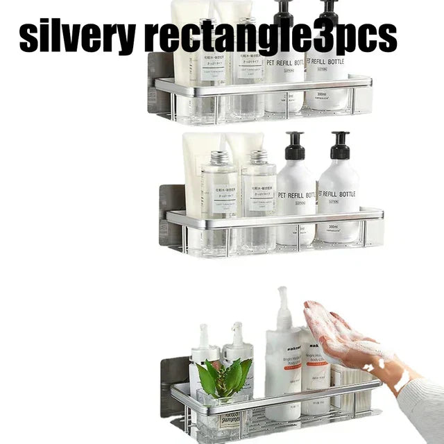 Wall Mounted Bathroom Storage Shelf