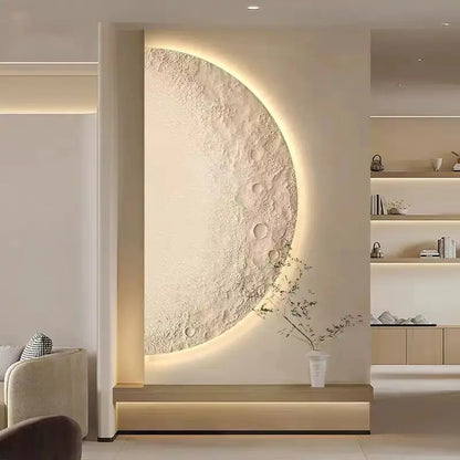 Contemporary Half Moon Outdoor Wall Light Sconce