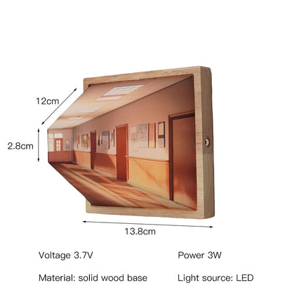 3D Effect Modern Wall Lamp for Living Rooms
