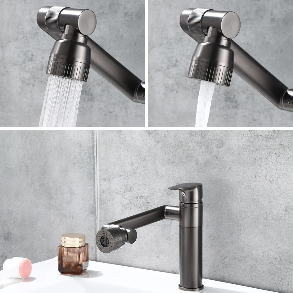 Rotating Single Handle Kitchen Faucet