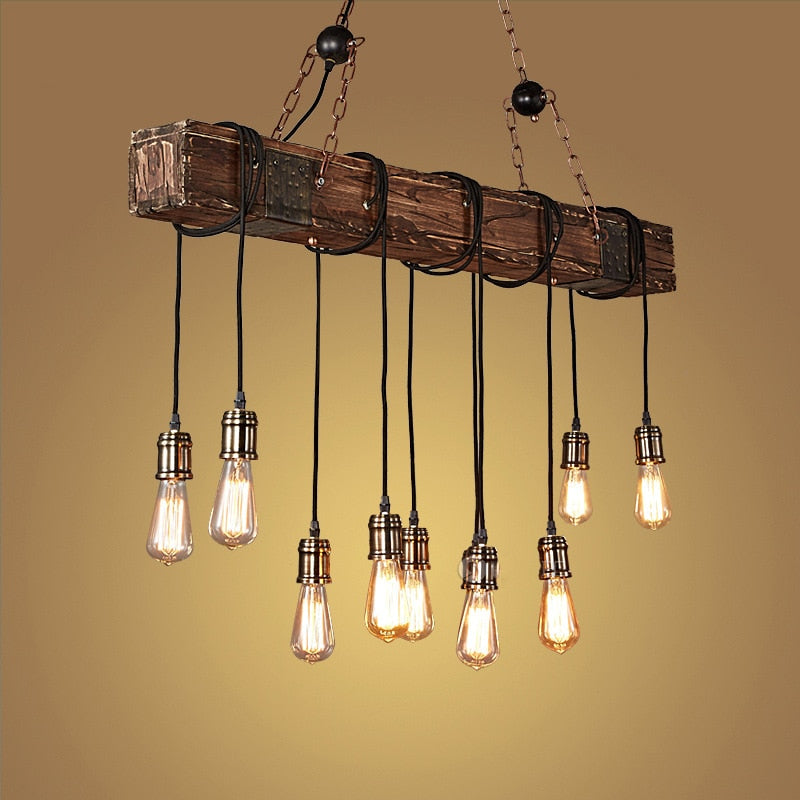 Rustic Metal LED Ceiling Pendant Light