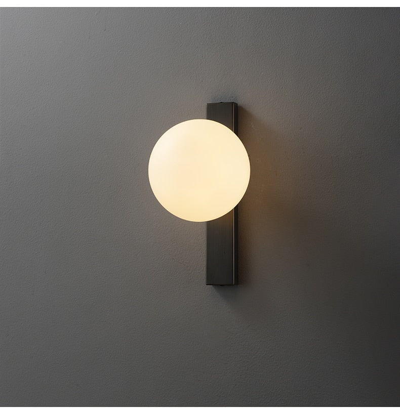 Warm Copper LED Wall Light for Modern Homes