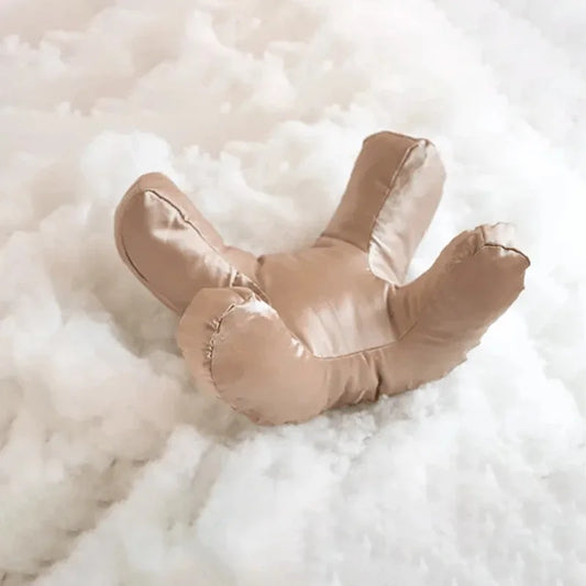 Soft Plush Face Pillow with Smooth Satin Cover - Lusomart