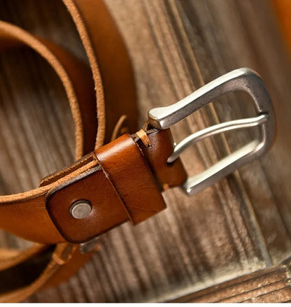 Leather Traditional Cowboy Belt