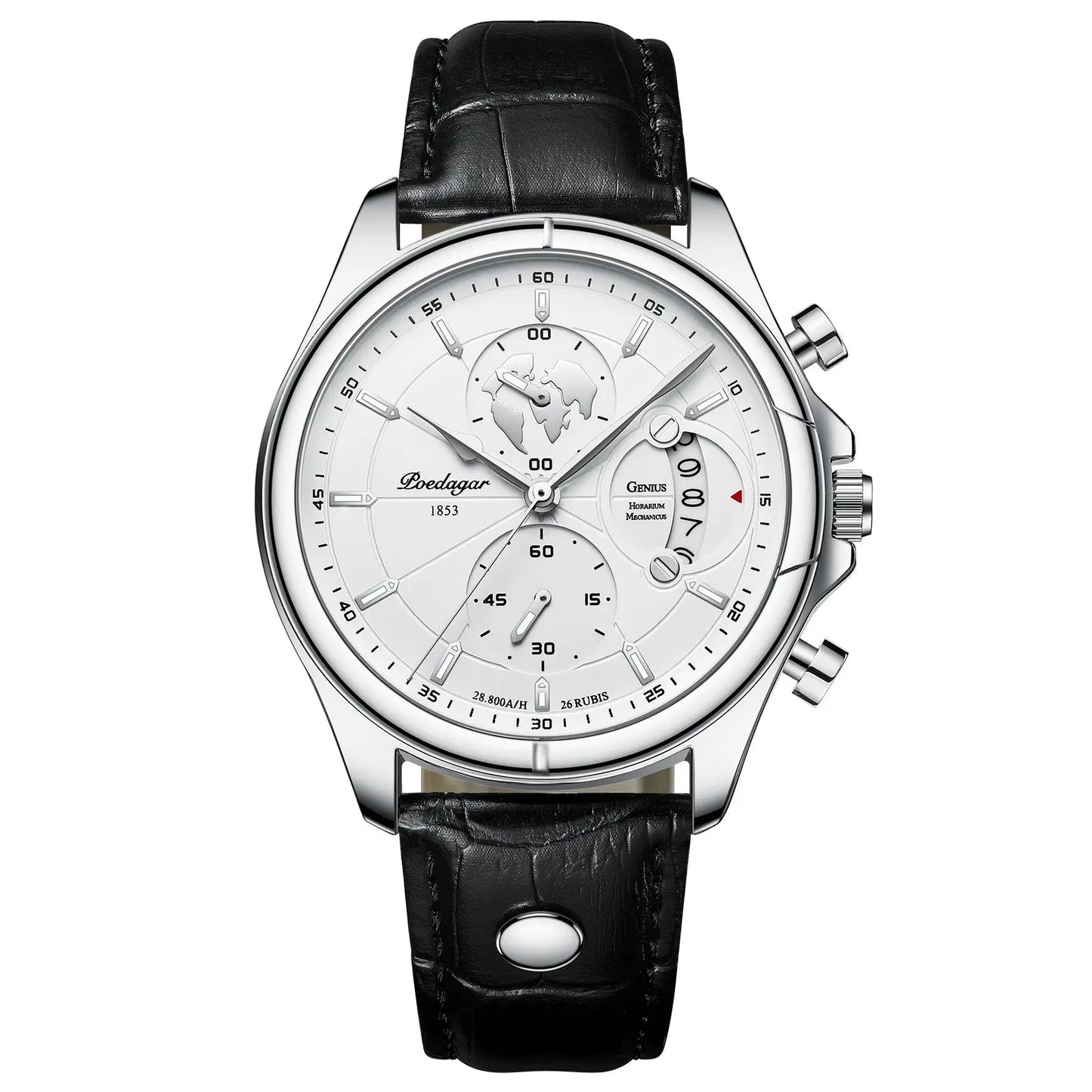 Classic Leather Strap Watch