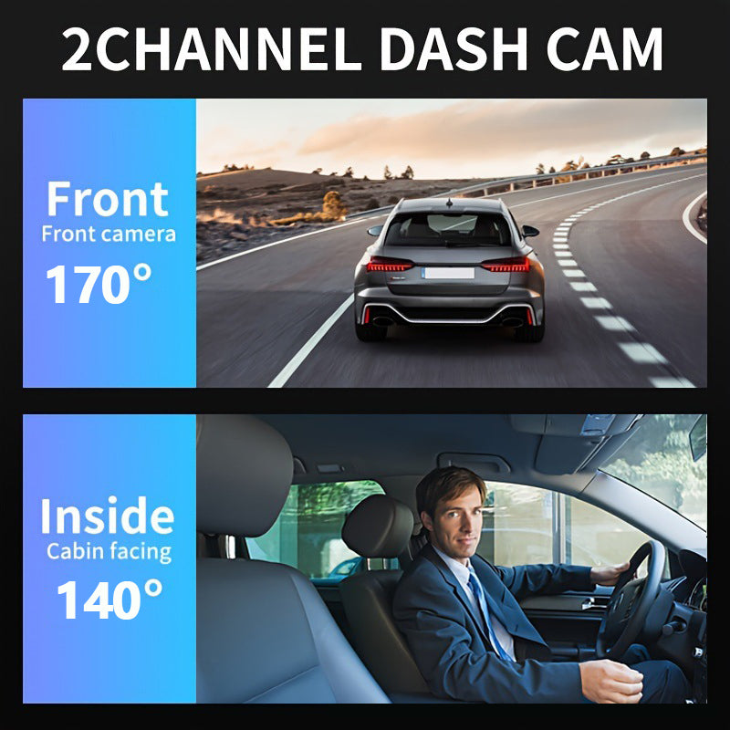 Dual Lens 1080P Car Dashboard Camera