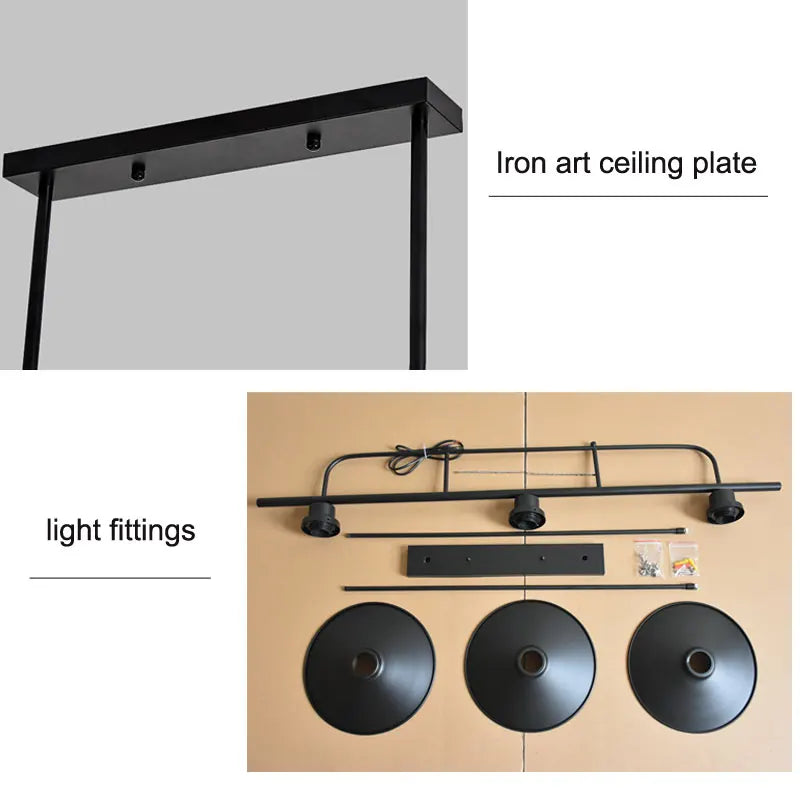Rustic Industrial Style Ceiling Chandelier