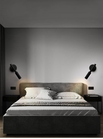 Flexible Black Adjustable Wall Reading Lamp