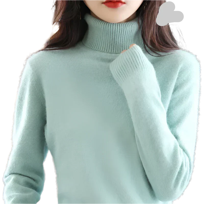 Soft Cashmere Women's Turtleneck Sweater
