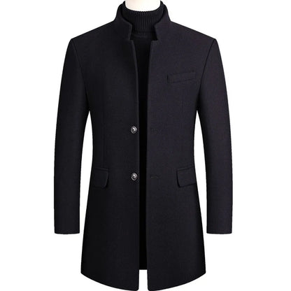 Thermal Insulated Parka Coat For Men With Soft Lining