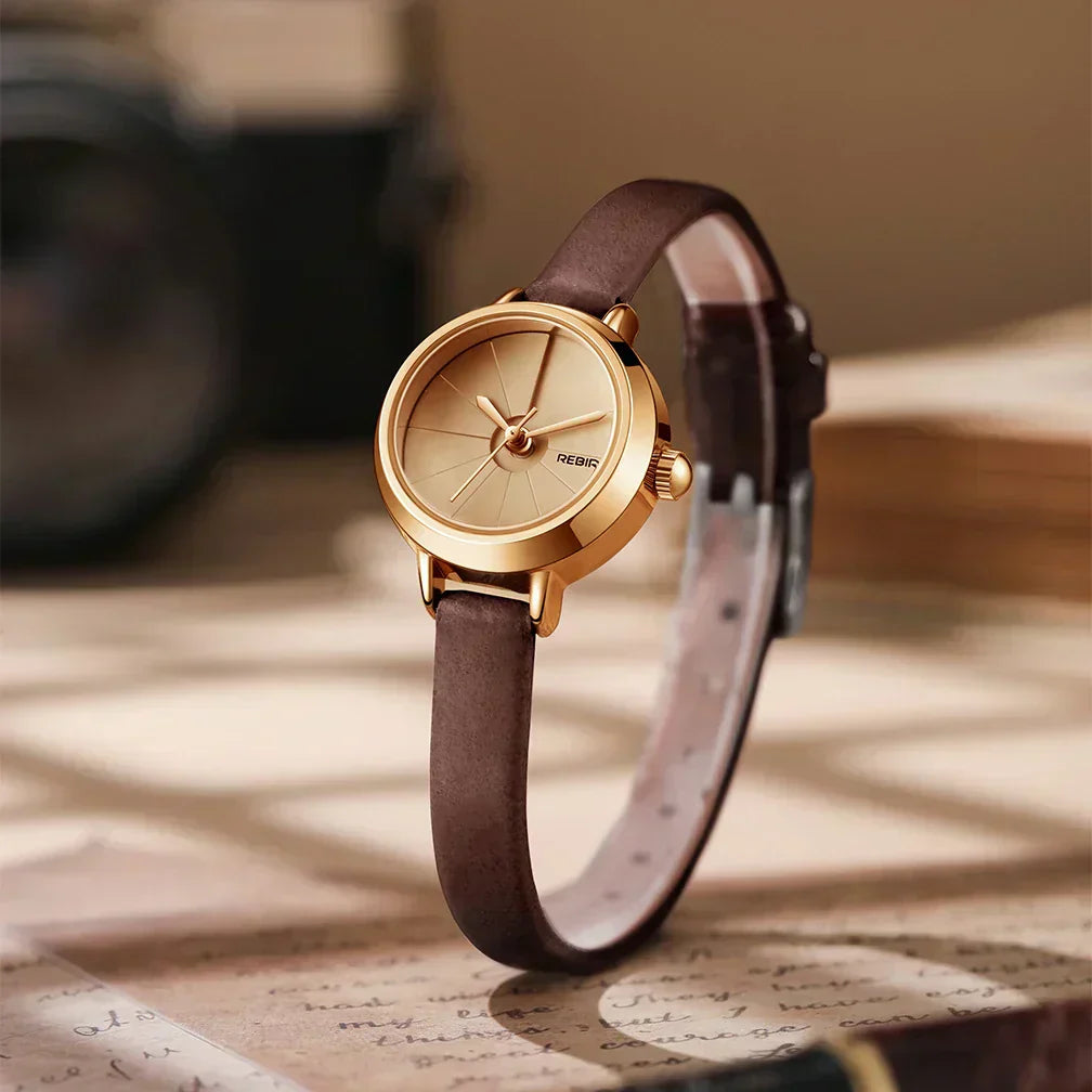 Classic Small Leather Watch for Ladies
