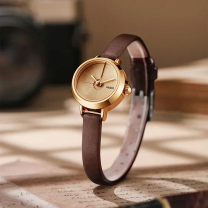 Classic Small Leather Watch for Ladies