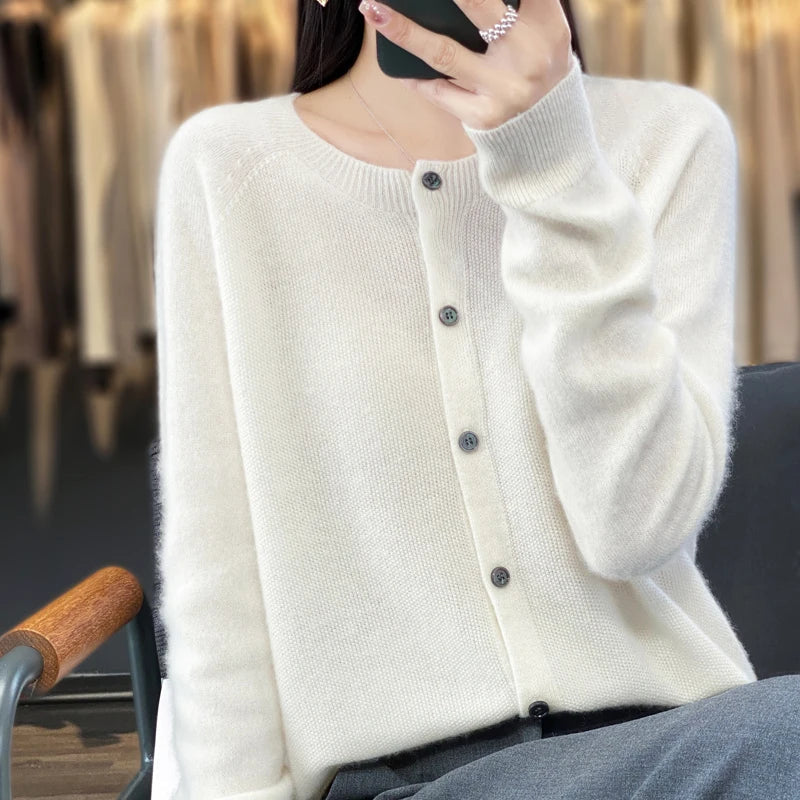 Soft Wool Open Front Cardigan For All Seasons