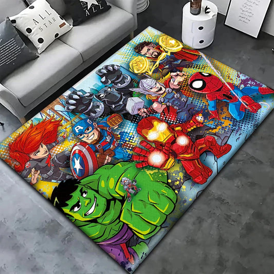 Colorful Kids Area Rug Soft Playroom Flooring Decor - Lusomart