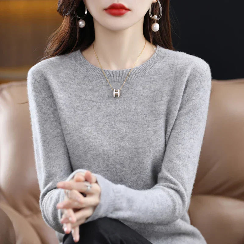 Soft Merino Wool Women's Warm Sweater - Lusomart