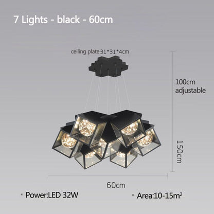 Elegant Glass Ceiling Lighting