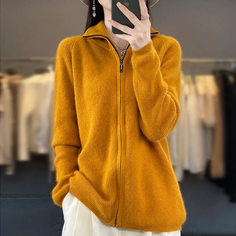 Soft Cashmere Open Cardigan | Relaxed Fit Knit