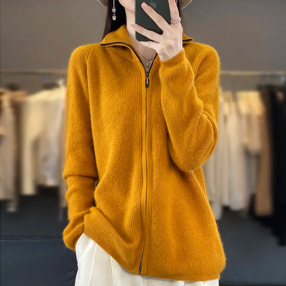 Soft Cashmere Open Cardigan | Relaxed Fit Knit