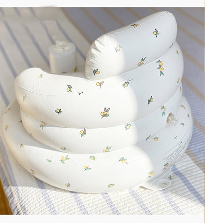 Comfortable Baby Feeding Chair with Pump and Curve Back