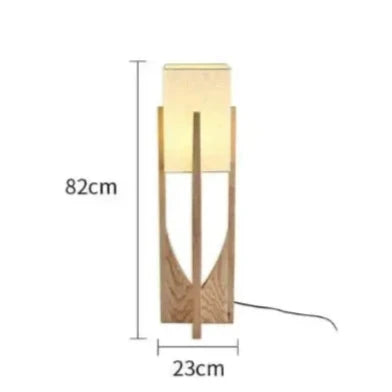 Rustic Wood LED Pendant Light Natural Oak Finish