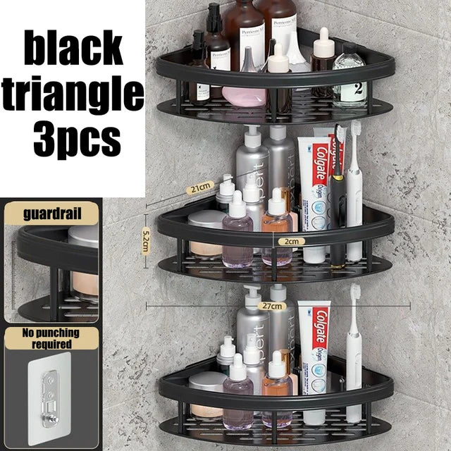 Wall Mounted Bathroom Storage Shelf