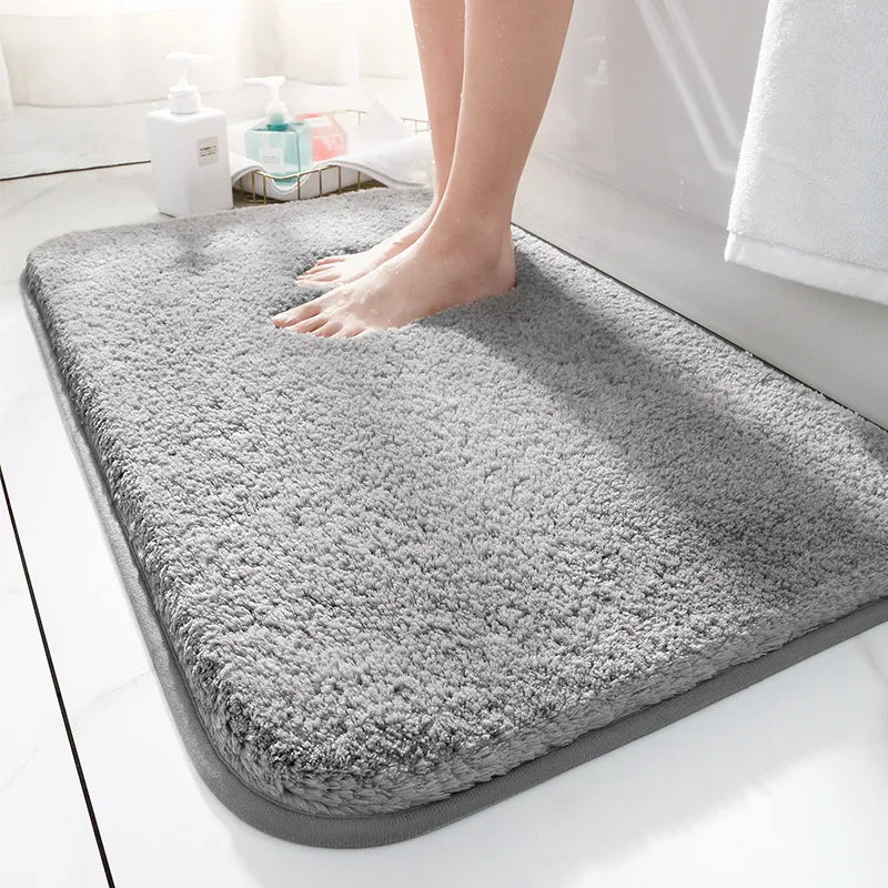 Soft Luxury Thick Bathroom Mat for Spa Comfort