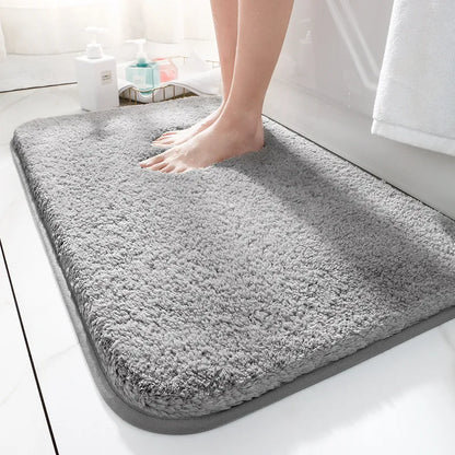 Soft Luxury Bathroom Mat with Thick Plush Comfort