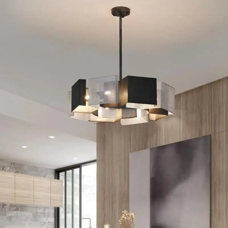Vintage Crystal Pendant Lamp