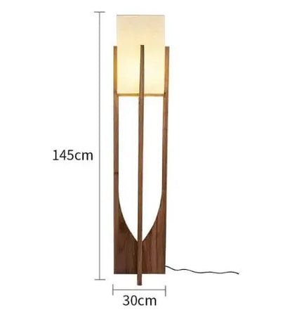 Rustic Wooden Pendant Lamp with LED Light Source