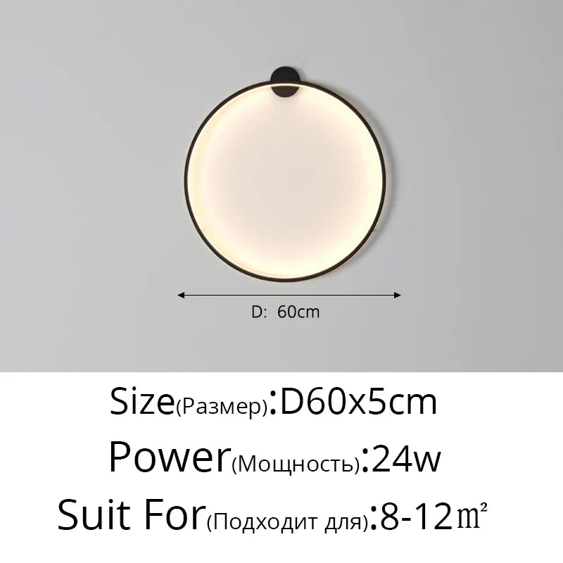 Dimmable LED Wall Lamp with Adjustable Brightness