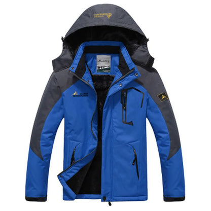 Warm Waterproof Men's Hooded Jacket