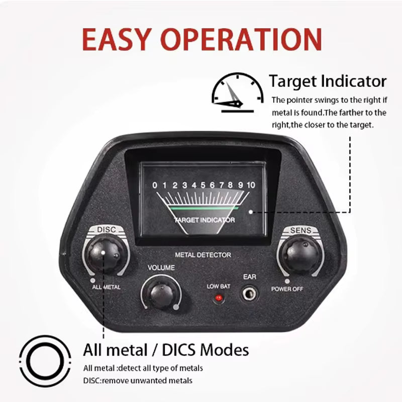Professional Metal Detector For Gold And Treasure Hunting