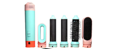 Professional 5-in-1 Hair Styler Curling Hot Air Brush Dryer