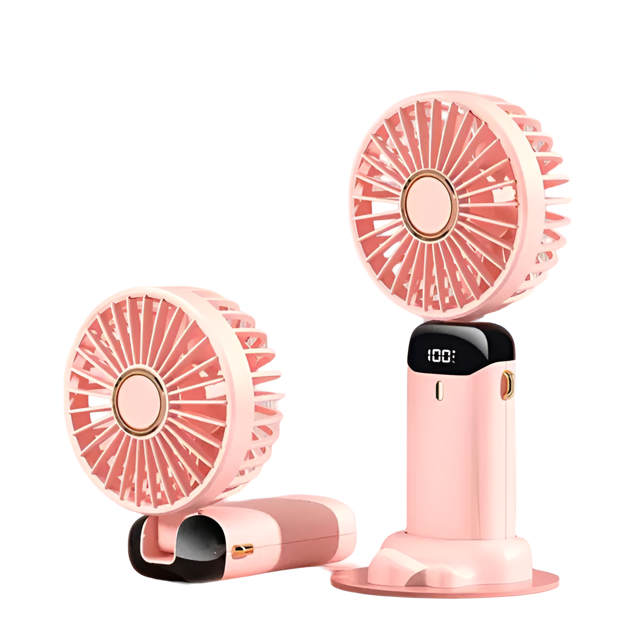 Portable Rechargeable Fan, Quiet 5-Speed Adjustable