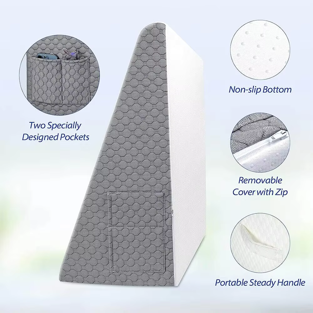 Contour Foam Pillow for Snore Relief and Back Support